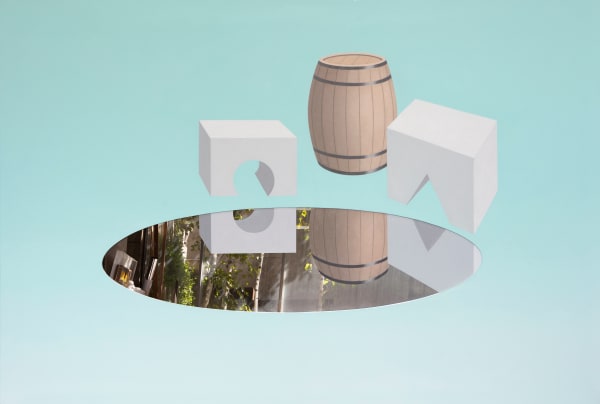 HAN Manyoung, Reproduction of Time-Magritte Pond 시간의 복제-마그리트 연못, 2017