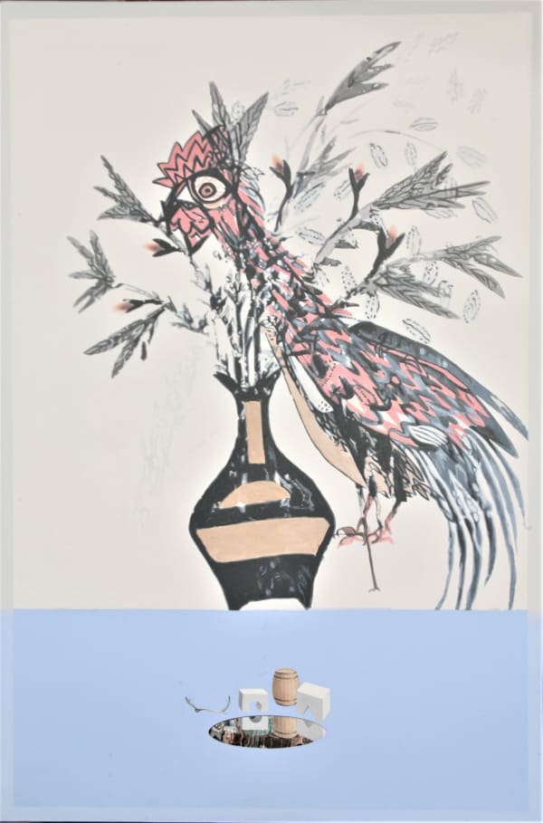 HAN Manyoung, Reproduction of Time-Minhwa 1 시간의 복제-민화 1, 2021