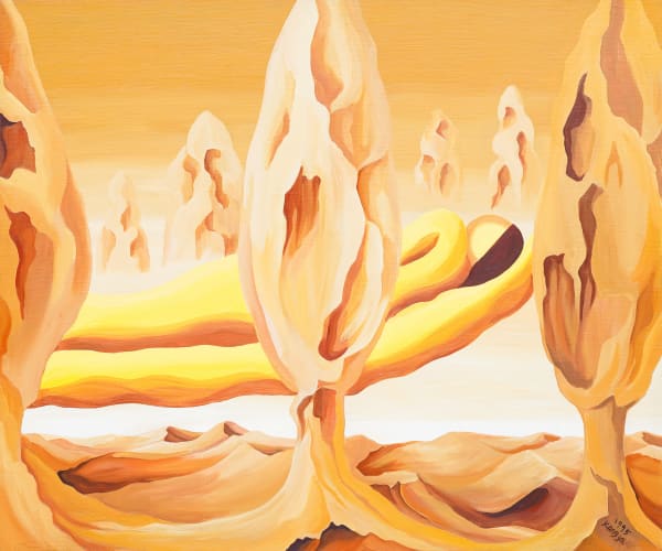 JUNG Kangja, Desert Landscape 사막의 풍경, 1995