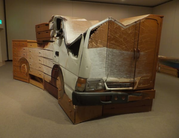 Aono FUMIAKI, Mending, Substitution, Consolidation, Incursion, Coupling, “Restoration of a Truck Collected in Higashi-matsushima, Miyagi, Japan, after the Great East Japan Earthquake and Tsunami” , 2013