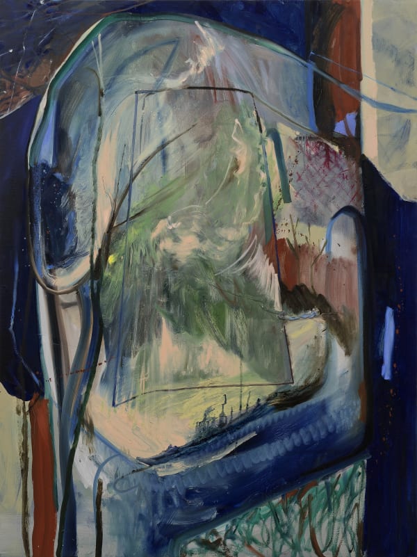 KOO Jiyoon, A Man with His Chin Propped on His Hand 턱을 괸 사람, 2016