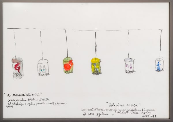 KIM Soun-Gui, Drawing, Téléphone Arabe, 1987-1991