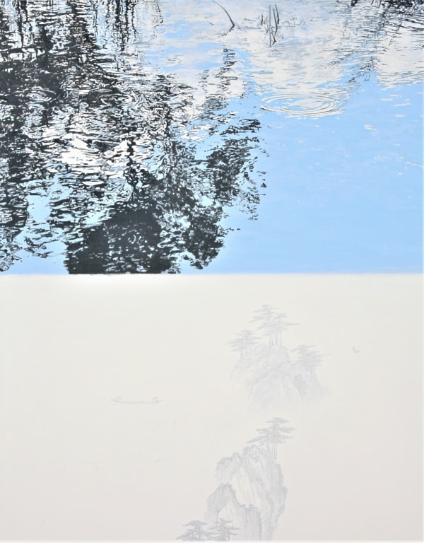 HAN Manyoung, Reproduction of Time-Waterscape 시간의 복제-연못이 있는 풍경, 2020