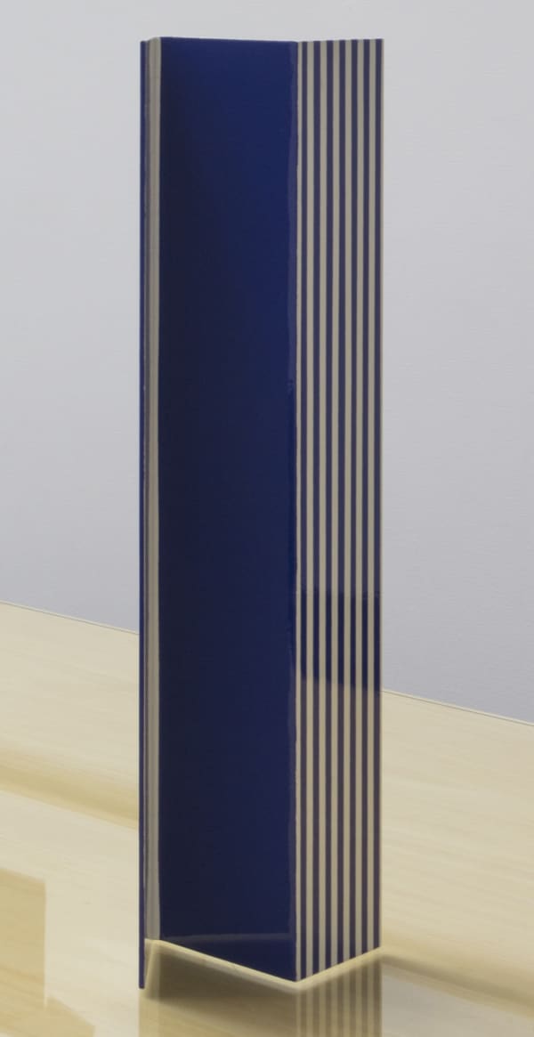Nobuko WATANABE, Blue and White - Stripes, 2017