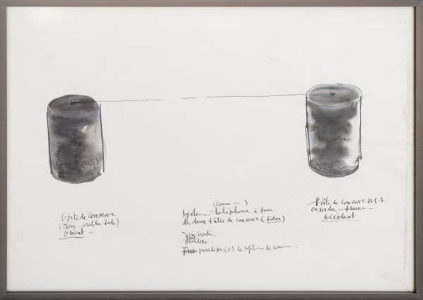 KIM Soun-Gui, Drawing, Téléphone Arabe, 1987-1991