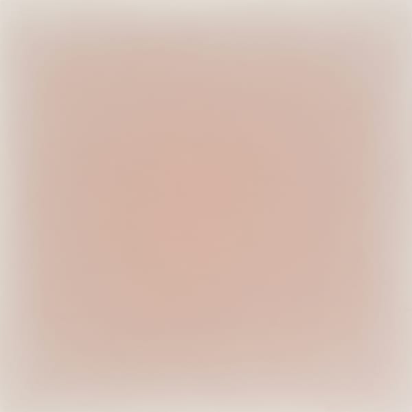 Gwen Hardie, 05.20.21 muted pale pink on raw umber, 2021