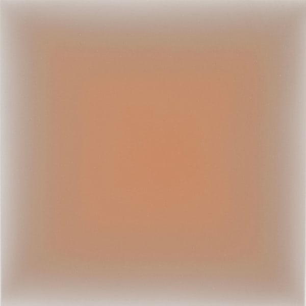 Gwen Hardie, 05.07.24, reddish orange on warm grey, 2024