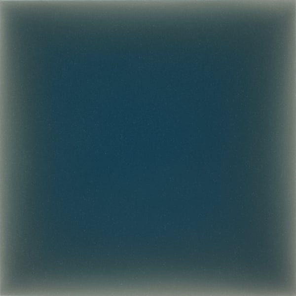 Gwen Hardie, 07.08.24, blue black on raw umber, 2024