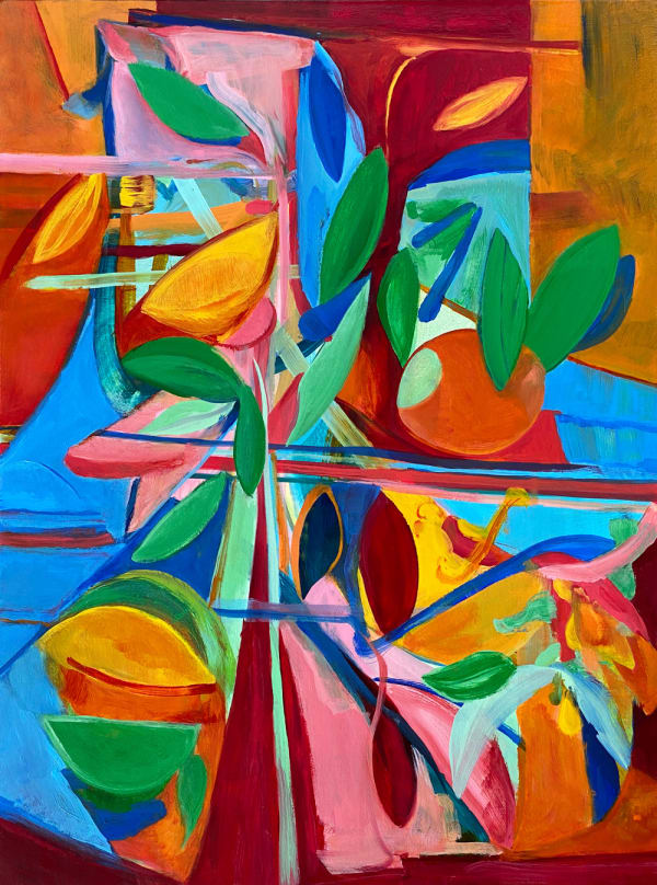 Sunday Funday, 2020 17 3/4 x 23 5/8 x 1 5/8 in 45 x 60 x 4 cm oil on canvas