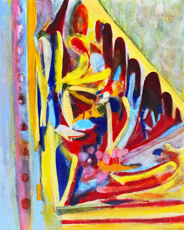 Untitled, 2021 30 x 24 x 1 1/2 in 76.2 x 61 x 3.8 cm acrylic on canvas