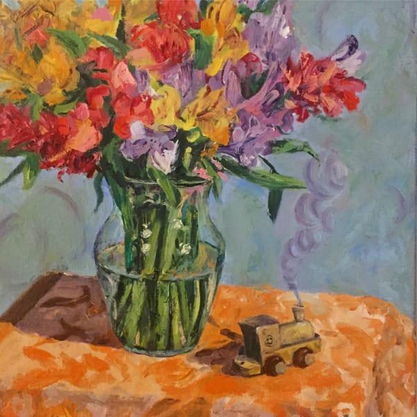 Ari Lankin, Still Life with Flowers for Grandma, 2005