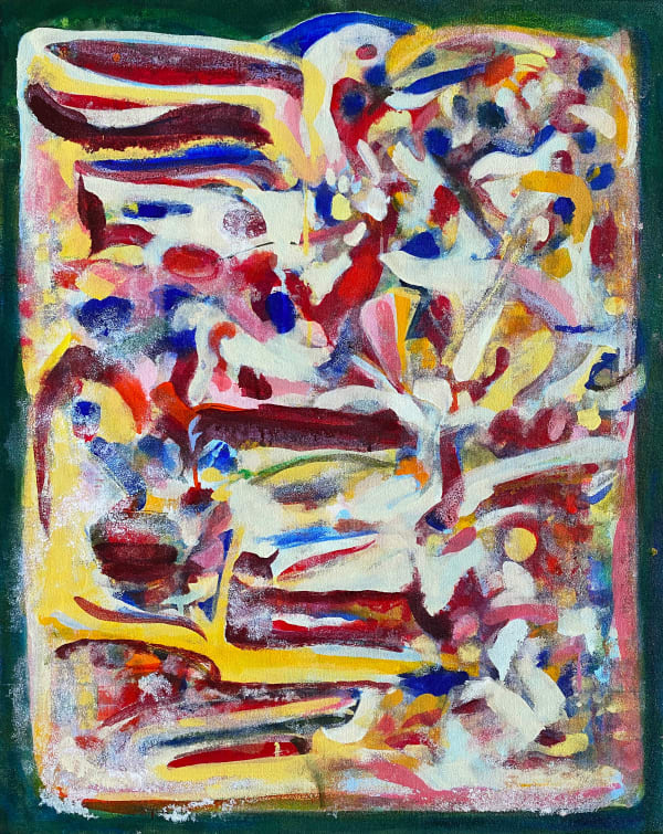 Untitled, 2021 30 x 24 x 1 1/2 in 76.2 x 61 x 3.8 cm acrylic on canvas