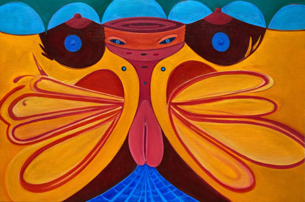 Chaboonga, 2022 15 3/4 x 23 5/8 x 1 5/8 in 40 x 60 x 4 cm oil on canvas