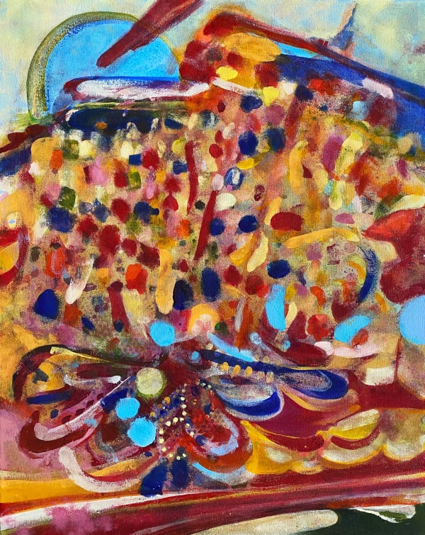 Untitled, 2021 30 x 24 x 1 1/2 in 76.2 x 61 x 3.8 cm acrylic on canvas