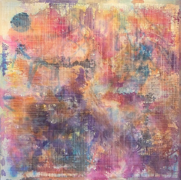 Consciousness Is In The Air, 2021 71 x 71 x 2 in 180.3 x 180.3 x 5.1 cm acrylic on canvas