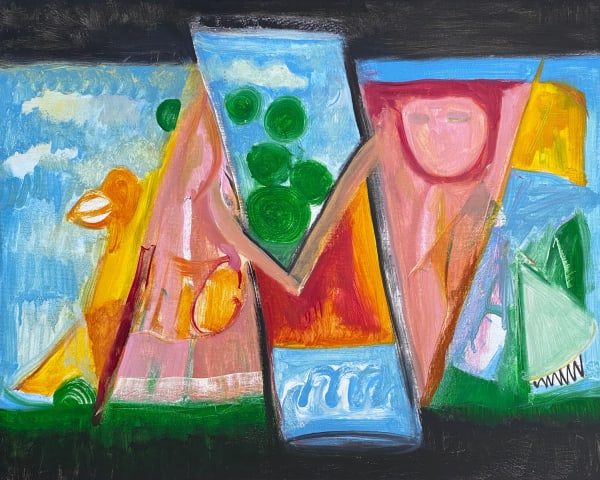 Eternal GM, 2020 15 3/4 x 23 5/8 x 1 5/8 in 40 x 60 x 4 cm oil on canvas