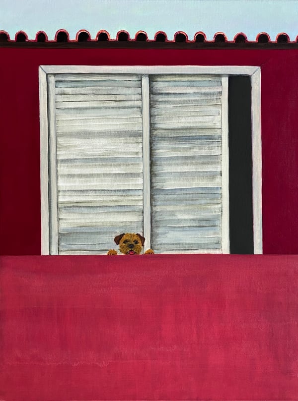 Dog, 2020 23 5/8 x 17 3/4 x 1 5/8 in 60 x 45 x 4 cm oil on canvas