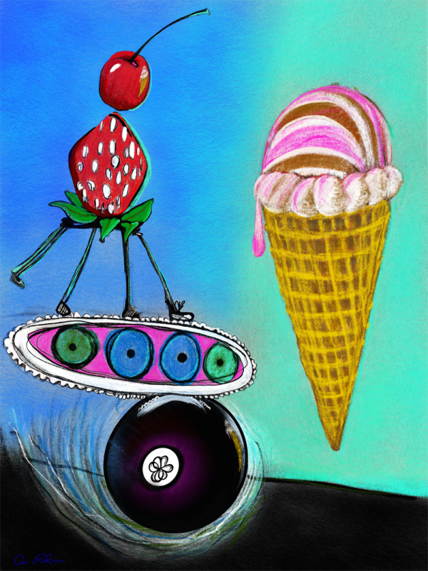 Eyez on the Prize, 2021 Digital - Signed and Dated