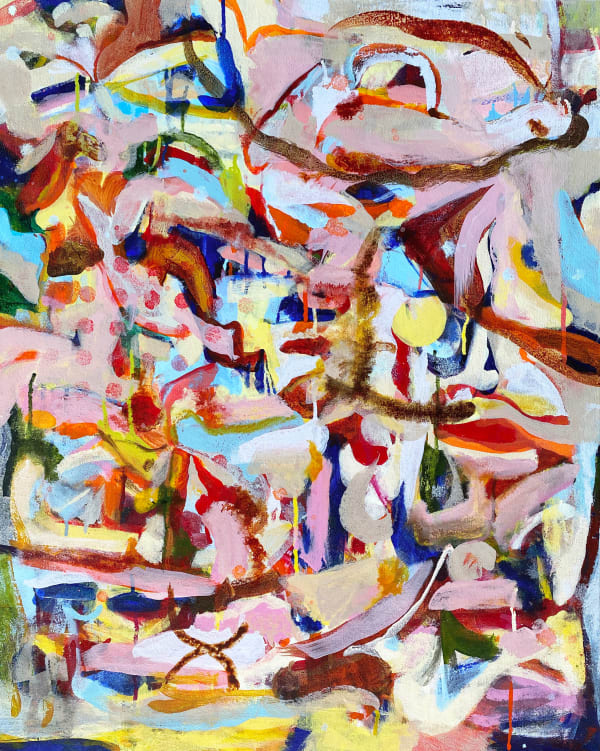 Untitled, 2021 30 x 24 x 1 1/2 in 76.2 x 61 x 3.8 cm acrylic on canvas