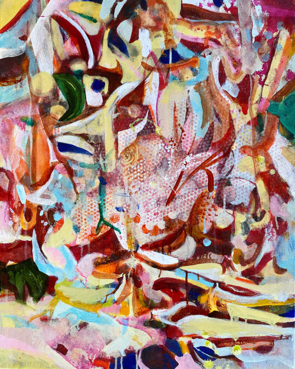 Untitled, 2021 30 x 24 x 1 1/2 in 76.2 x 61 x 3.8 cm acrylic on canvas