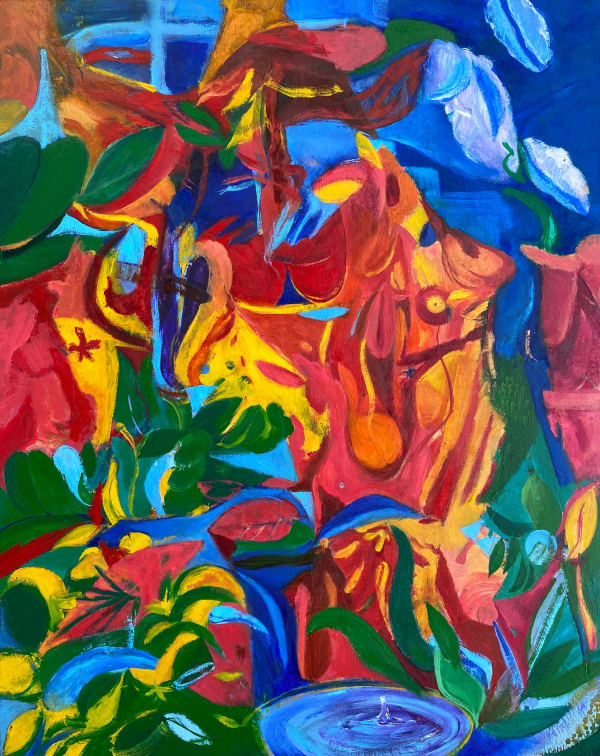 All Right, 2020 19 3/4 x 15 3/4 x 1 5/8 in 50 x 40 x 4 cm oil on canvas