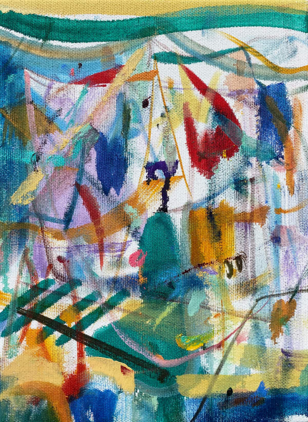 With Memories LIke These, 2020 9 1/2 x 7 1/8 x 1 5/8 in 24 x 18 x 4 cm oil on canvas