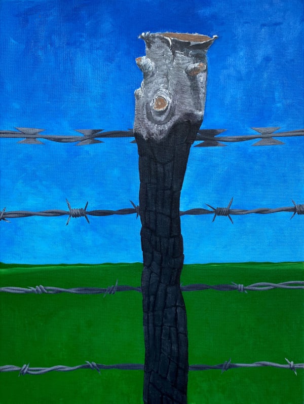 Where Do We Go From Here, 2020 17 3/4 x 23 5/8 x 1 5/8 in 45 x 60 x 4 cm oil on canvas