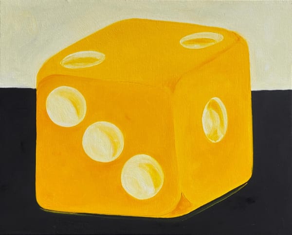 3 Yellow Two 1, 2020 15 3/4 x 19 3/4 x 1 5/8 in 40 x 50 x 4 cm oil on canvas