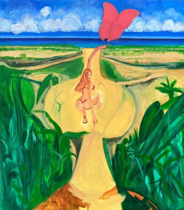 Happy Monkey Dance I, 2020 32 1/4 x 28 3/8 x 1 5/8 in 82 x 72 x 4 cm oil on canvas