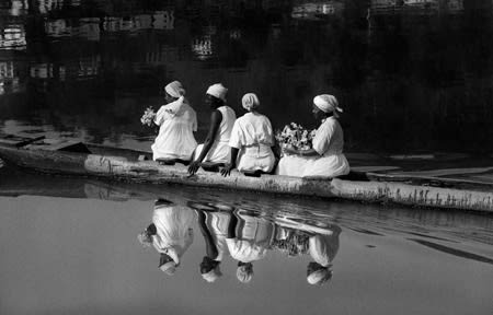Chester Higgins Water Procession to Yemenya, Brazil, 1990 Archival Pigment Print 9 x 14 inches