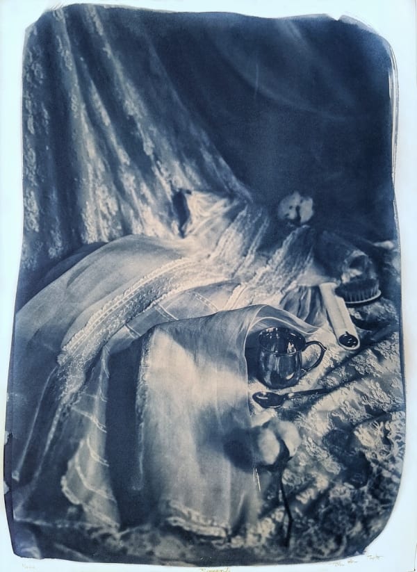 Tokie Rome Taylor Remnants, 2022 Variable Edition Cyanotype On Cotton Rag 20 x 14 inches