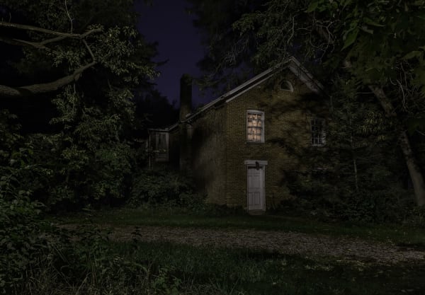 Jeanine Michna-Bales Walk Along the Ridge. Between the Maumee and St. Joseph Rivers, Braun-Leslie House, Fort Wayne, Indiana, 2014 Archival Pigment Print 17 x 24 1/2 inches Edition of 9 (Edition record)