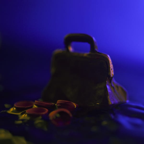 her womb smells of rubbing alcohol swore she heard the laughter of sons their vacant faces still born gaze barren red hurt translucent wings beating against the gold sky she would have named you all