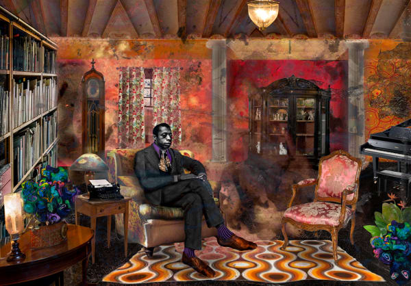 Najee Dorsey Baldwin, 2020 photomontage 20 x 30 inches