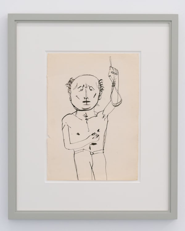 Florin Mitroi 1983 , 1983 Ink on paper 32 x 23 cm. 12 5/8 x 9 in. Signed and dated