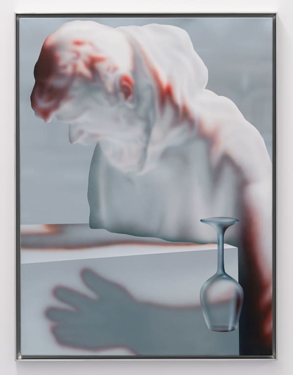 Radu Pandele, Self Portrait Cursing my Shadow, 2024