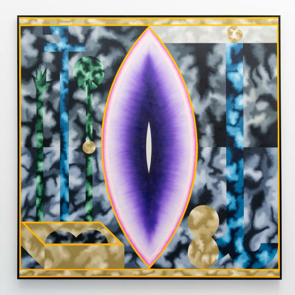 Gili Mocanu Revera I, 2020-2024 Oil on Canvas 200 x 200 cm. 78 3/4 x 78 3/4 in.