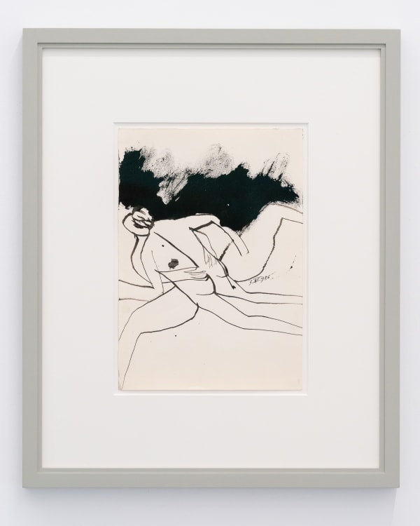 Florin Mitroi 3.V.1986, 1986 Ink on paper 32 x 23 cm. 12 5/8 x 9 in. Signed and dated