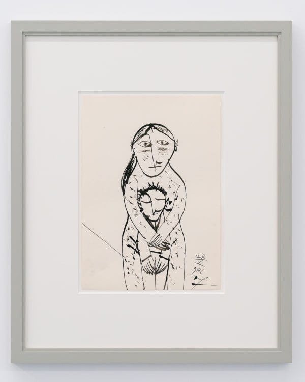 Florin Mitroi 28.V.1986, 1986 Ink on paper 32 x 23 cm. 12 5/8 x 9 in.