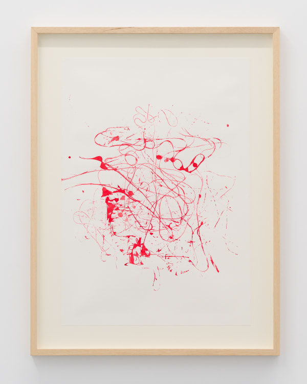 Magdalena Pelmuș Flow 2, 2023 Ink on paper 60 x 42 cm. 23 5/8 x 16 1/2 in.