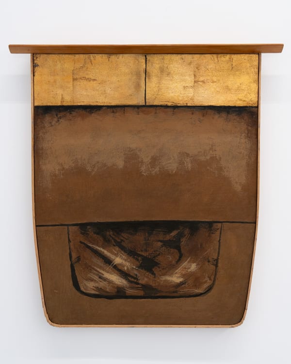 Florin Mitroi 1980, 1980 Tempera on wood 67x50cm