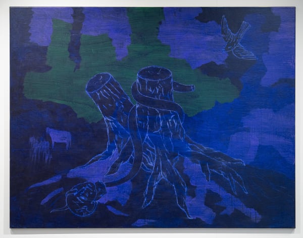 Gili Mocanu Human Head, 2016 Acrylic on canvas 140 x 180 cm. 55 1/8 x 70 7/8 in.