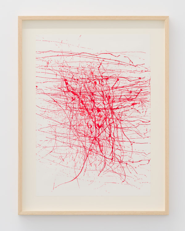 Magdalena Pelmuș Flow 5, 2023 Ink on paper 60 x 42 x 3 cm. 23 5/8 x 16 1/2 x 1 1/8 in.