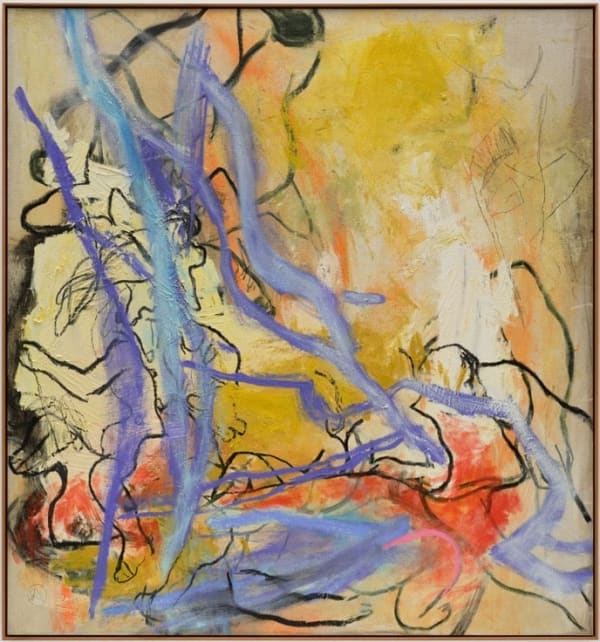 Rita Ackermann (1968), Michael Sails the Red Sea, 2022