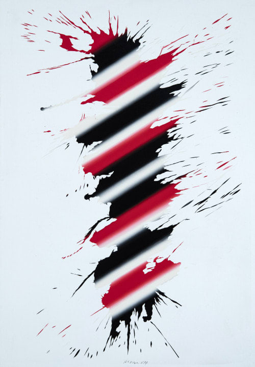 Hencze Tamás (1938-2018), TM008 Párhuzamos fények XXVI., 2014