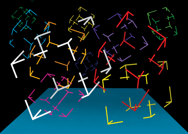 Mengyán András (1945), Interaction of Nothing-Something, 2024