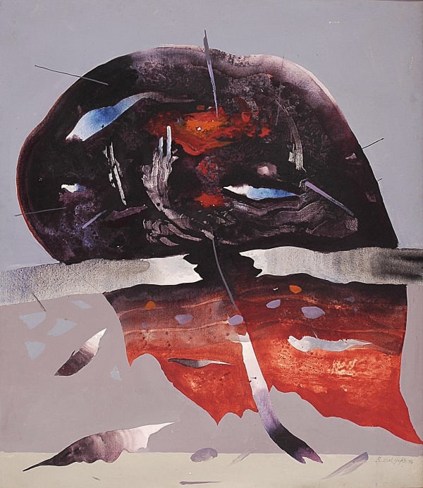 Bimal DasGupta Untitled, 1994 Acrylic on Canvas 41 1/2 x 36 in 105.4 x 91.4 cm Signed in English Lower Right