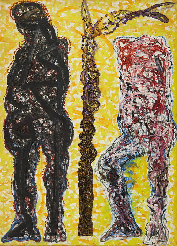 Amitava Das, Painting Figure C, 1991