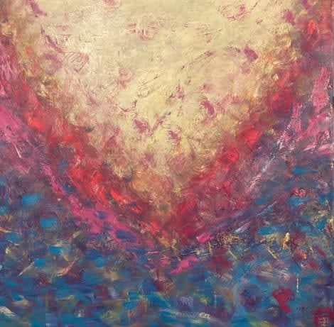 Caroline Boff, Strawberry Delight Coming into Being, 2025