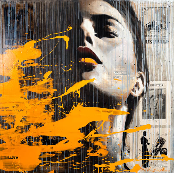 RIK VAN DE WALLE, SKIES OF ORANGE FIRE, 2024